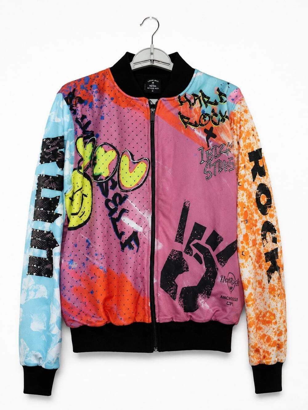 Hard Rock Cafe Ibiza Stones Jacket Niagara Falls Rhinestones Small NWT New T1 - Picture 2 of 8
